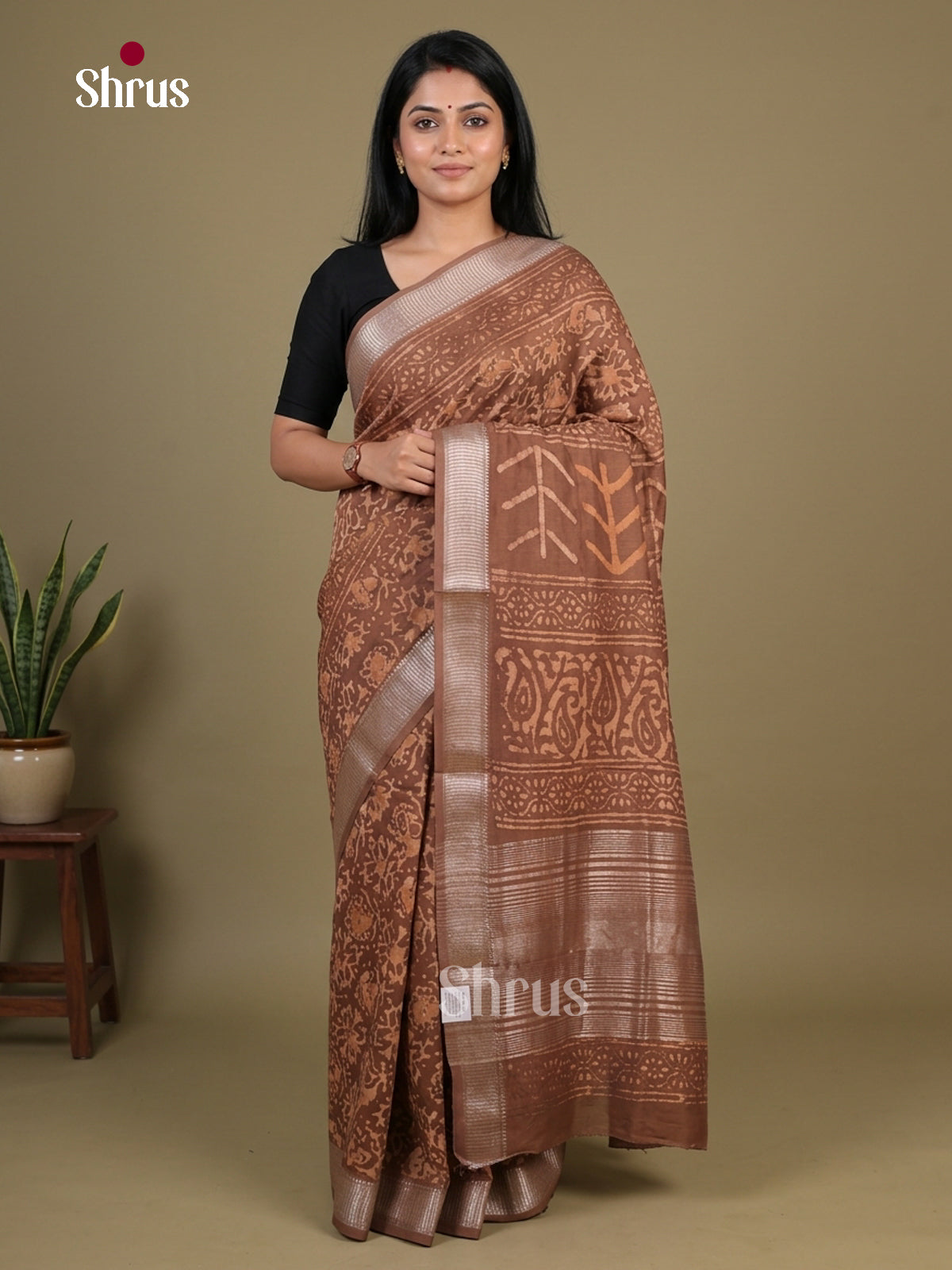 Chanderi Saree - EFS09010