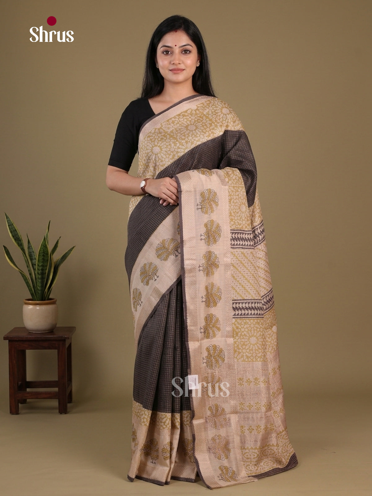Chanderi Saree - EFS09042