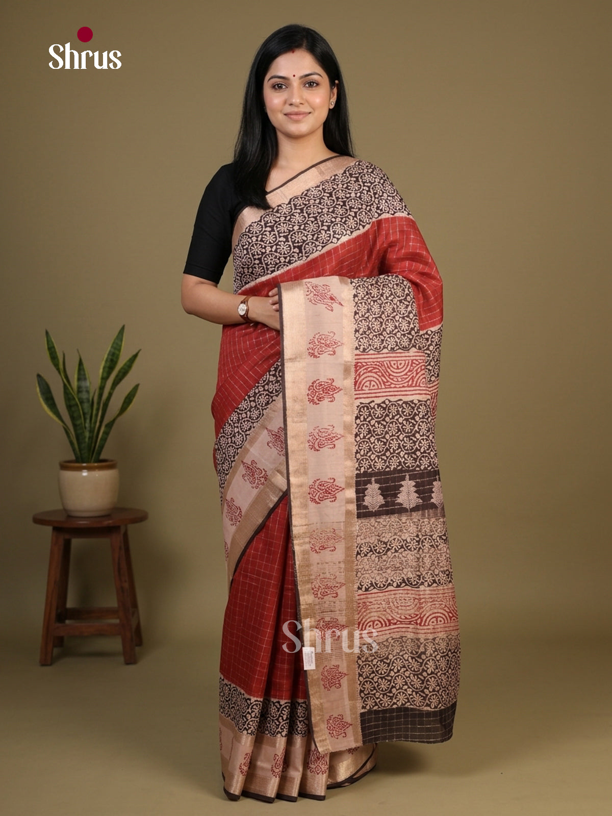 Chanderi Saree - EFS09063