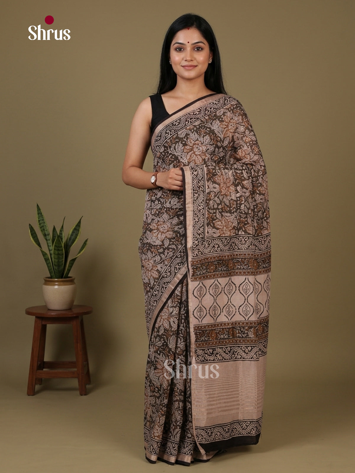Modal Silk Saree - EFS09114 - Shop on Shrus.com