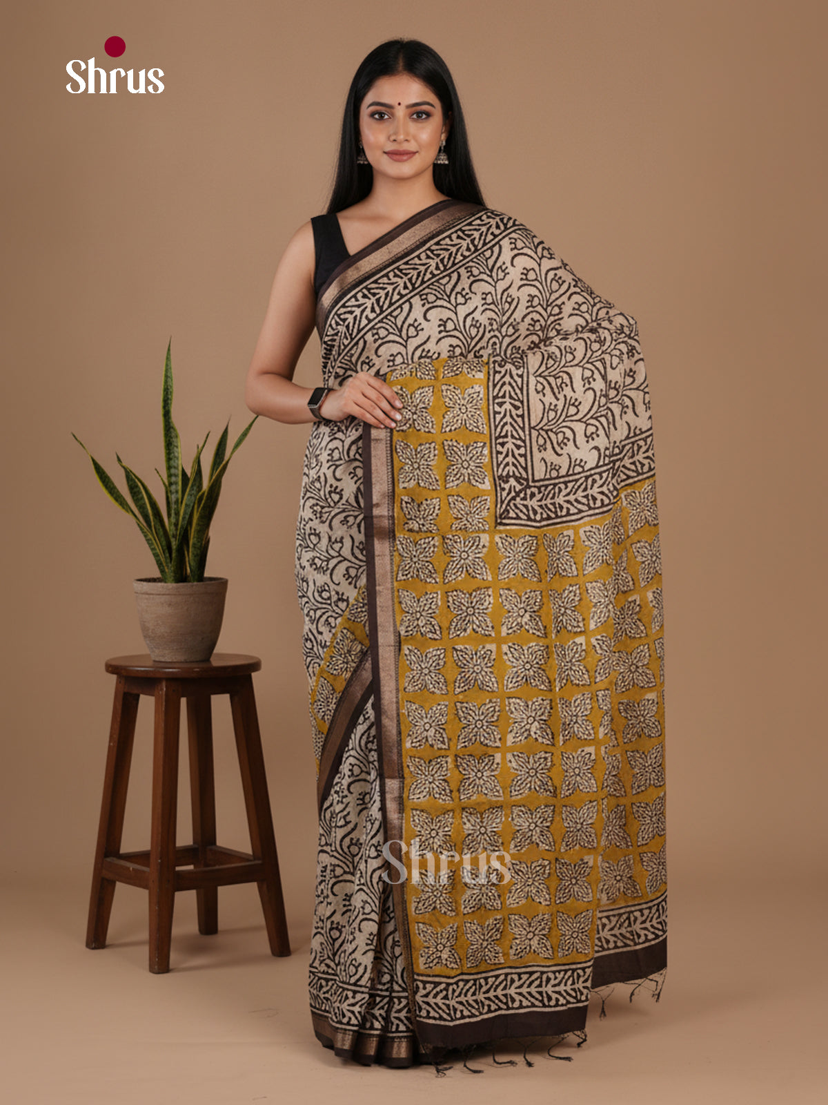 Modal Silk Saree - EFS09128 - Shop on Shrus.com