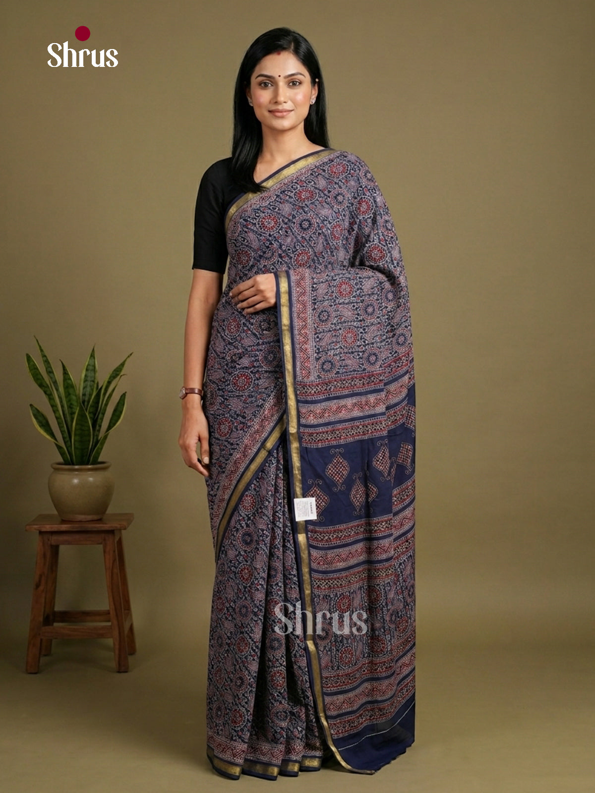Mul Mul Cotton Saree - EFS10037 - Shop on Shrus.com