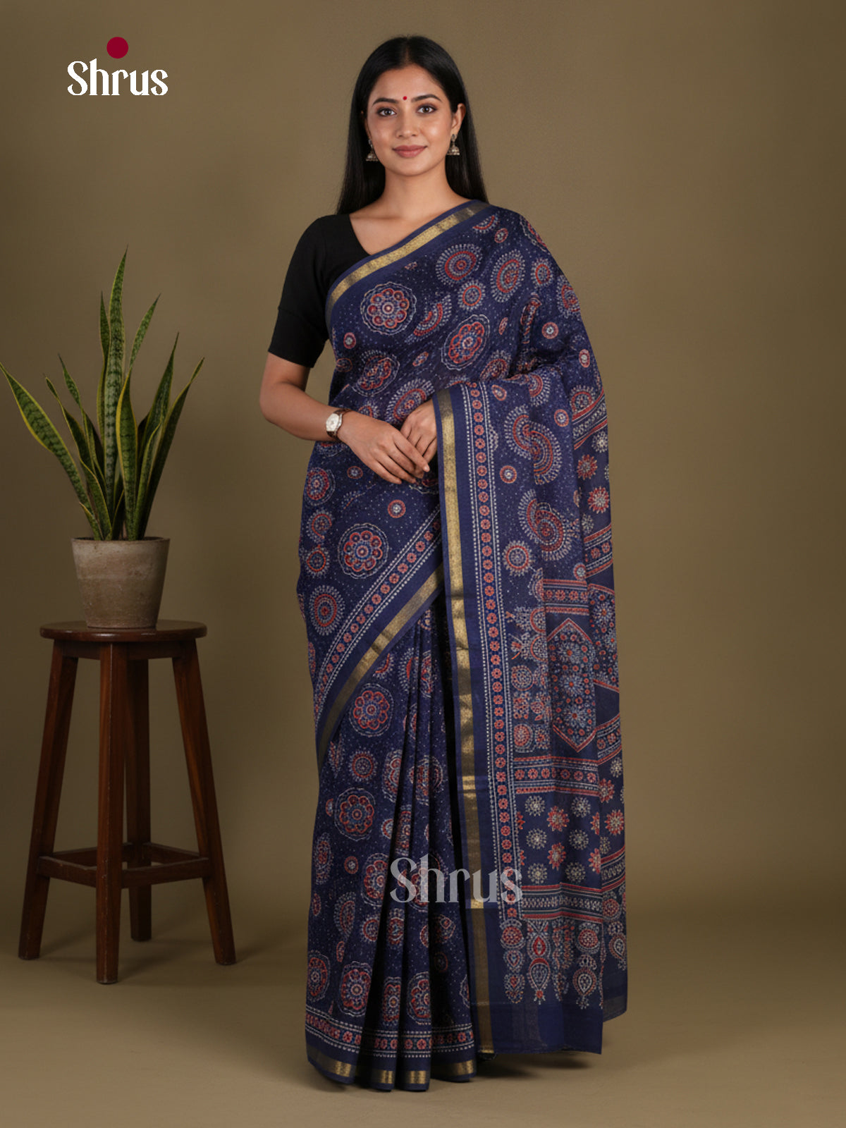 Mul Mul Cotton Saree - EFS10040 - Shop on Shrus.com