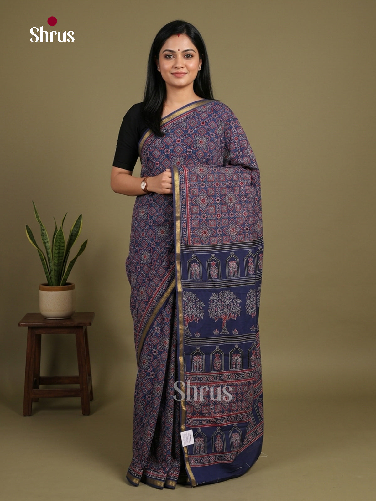 Mul Mul Cotton Saree - EFS10041 - Shop on Shrus.com