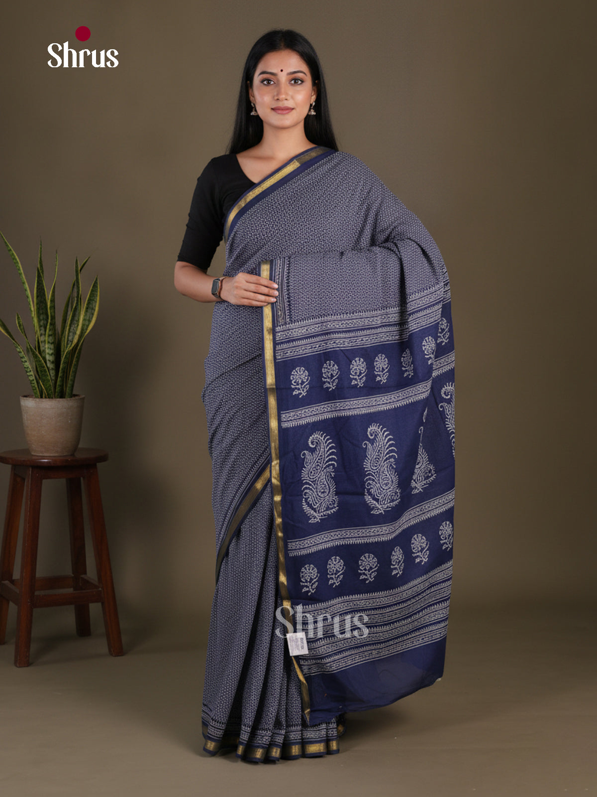 Mul Mul Cotton Saree - EFS10049 - Shop on Shrus.com