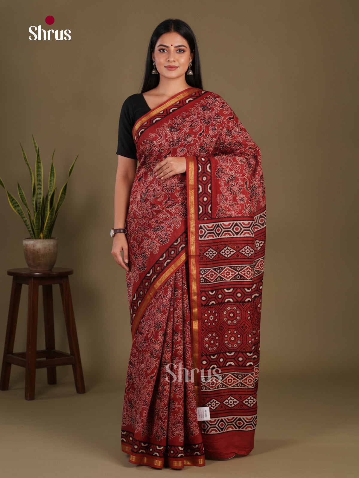 Mul Mul Cotton Saree - EFS10052 - Shop on Shrus.com
