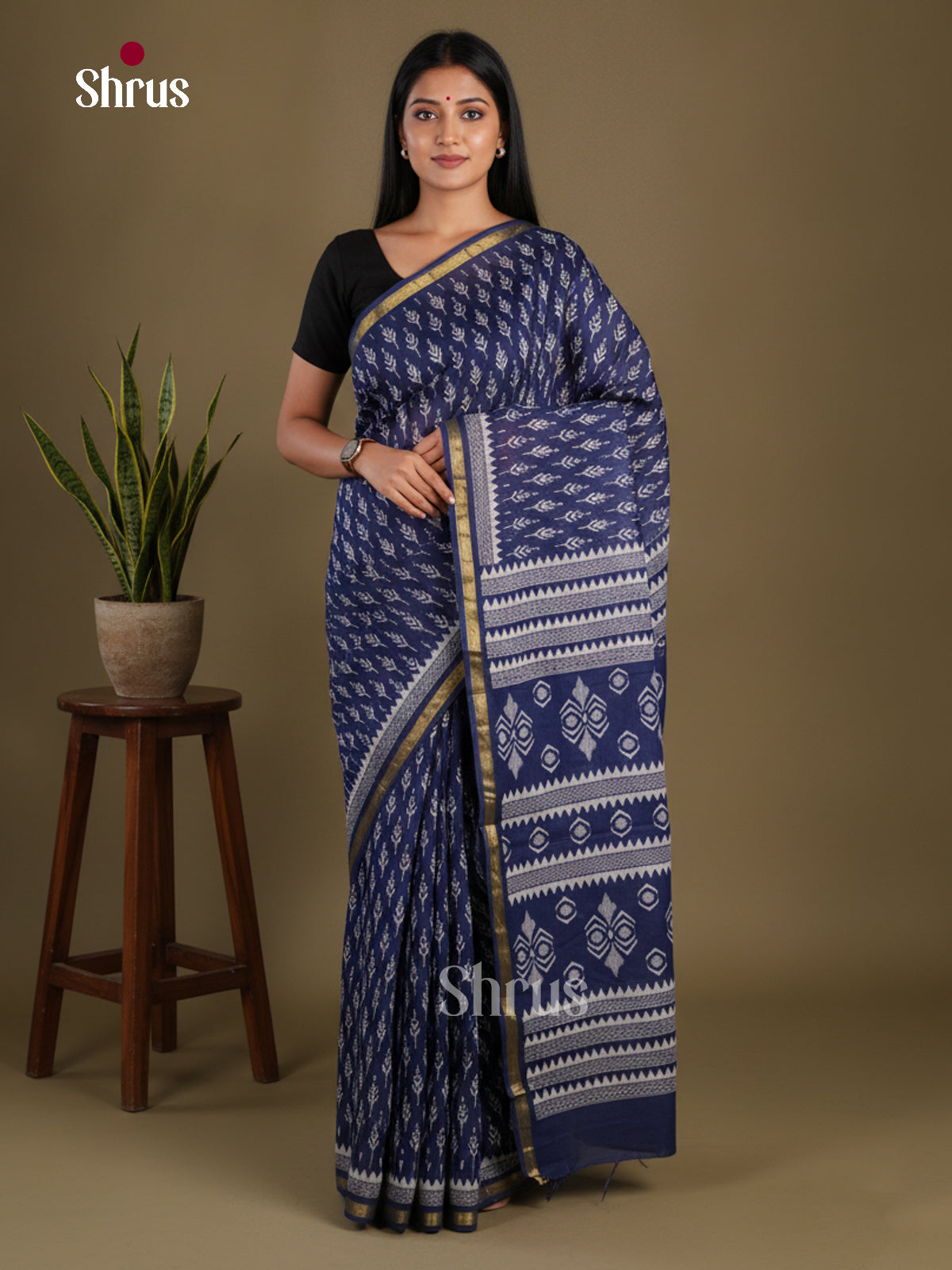 Mul Mul Cotton Saree - EFS10057 - Shop on Shrus.com