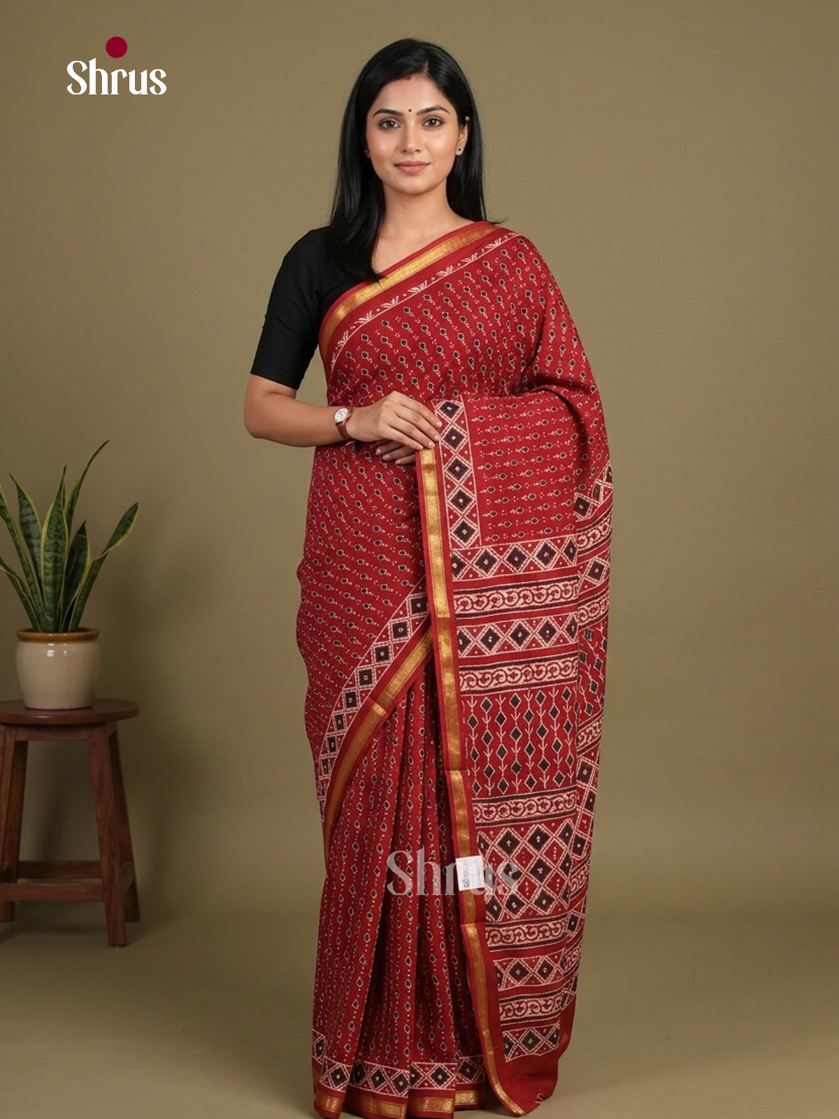 Mul Mul Cotton Saree - EFS10060 - Shop on Shrus.com