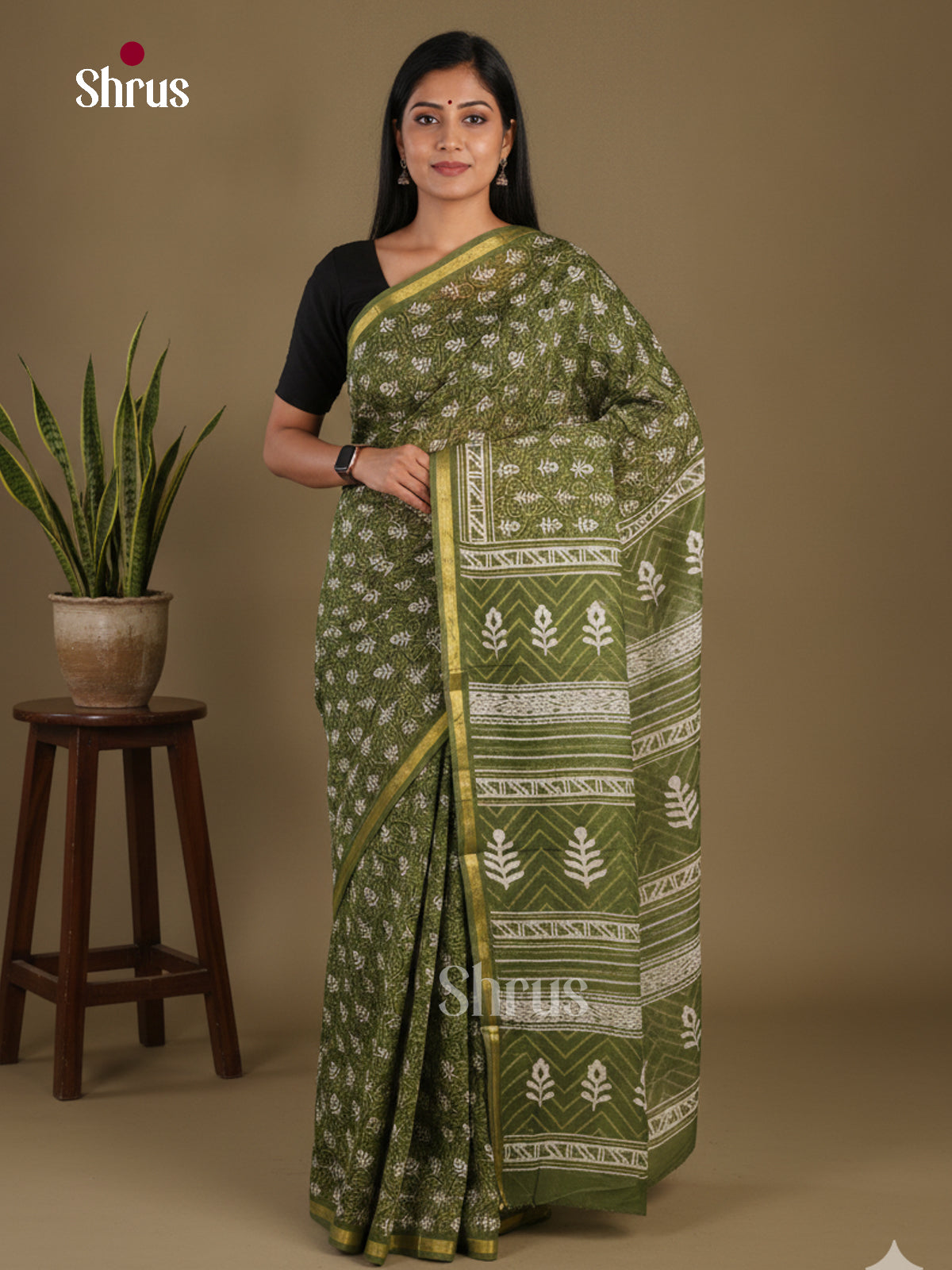 Mul Mul Cotton Saree - EFS10066 - Shop on Shrus.com