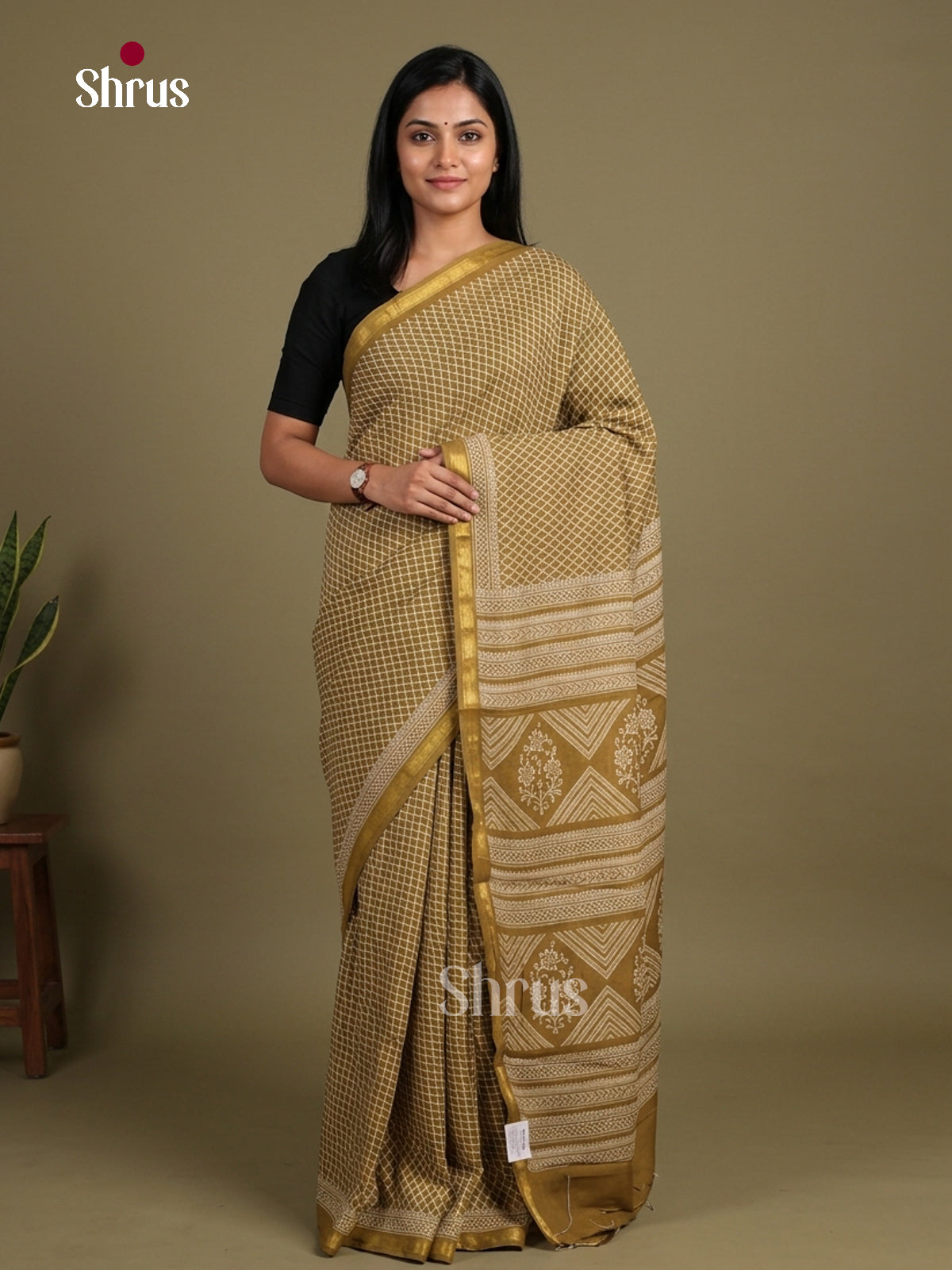 Mul Mul Cotton Saree - EFS10076 - Shop on Shrus.com