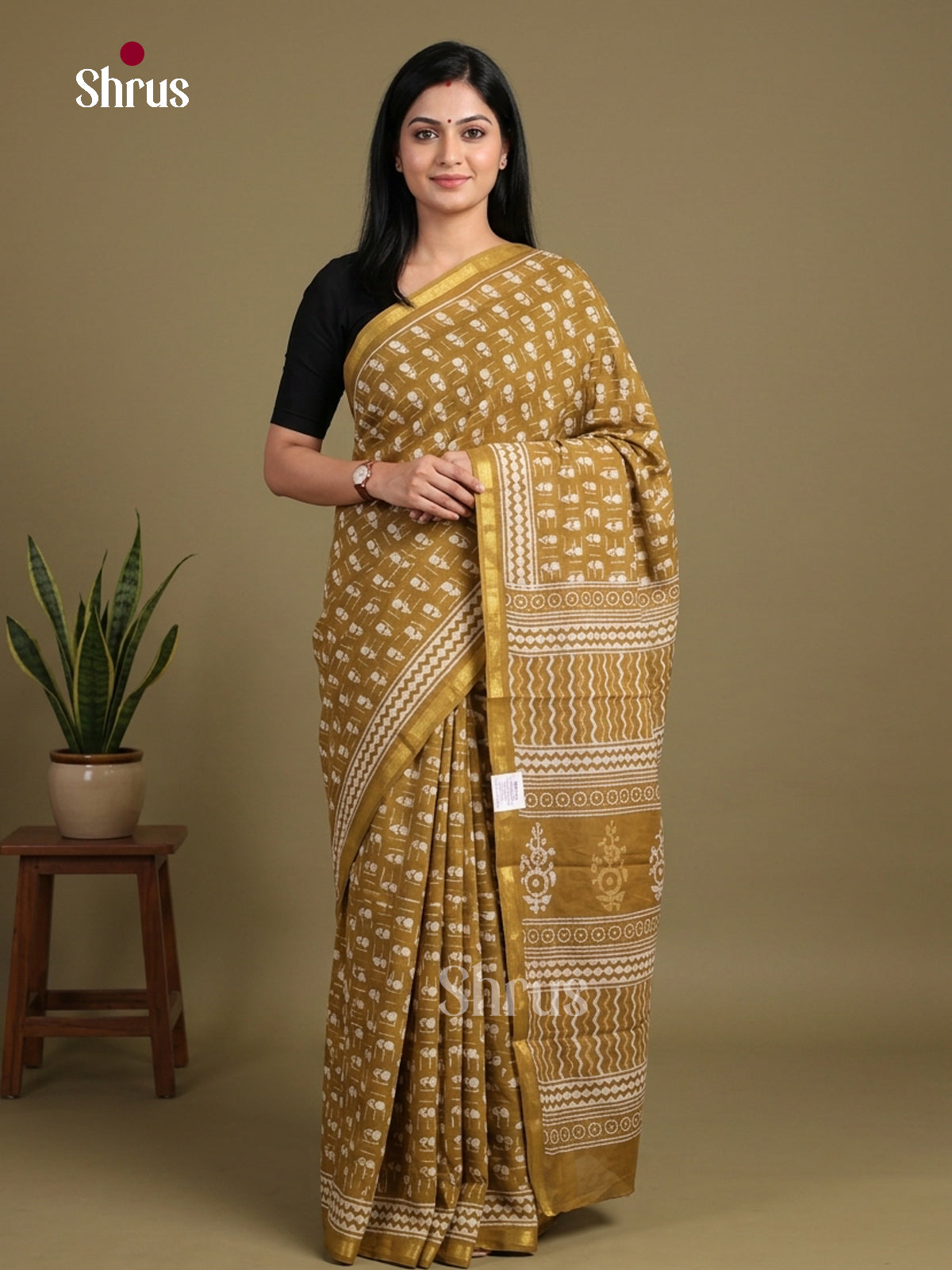 Mul Mul Cotton Saree - EFS10082 - Shop on Shrus.com