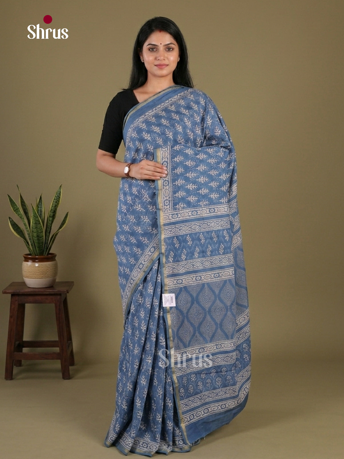Mul Mul Cotton Saree - EFS10094 - Shop on Shrus.com