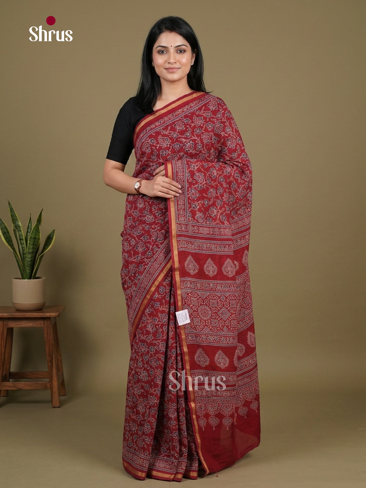 Mul Mul Cotton Saree - EFS10100 - Shop on Shrus.com