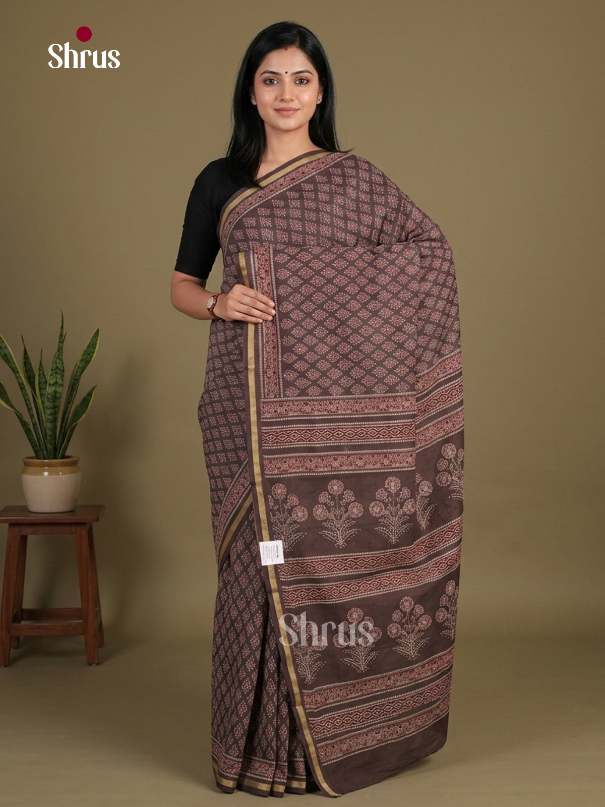 Mul Mul Cotton Saree - EFS10101 - Shop on Shrus.com