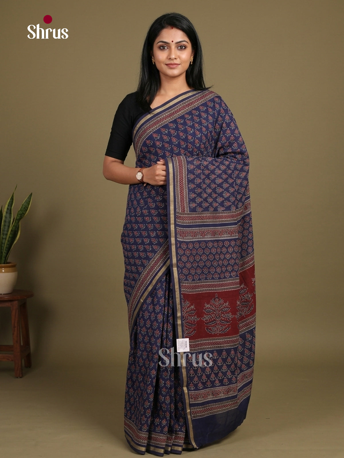 Mul Mul Cotton Saree - EFS10110 - Shop on Shrus.com