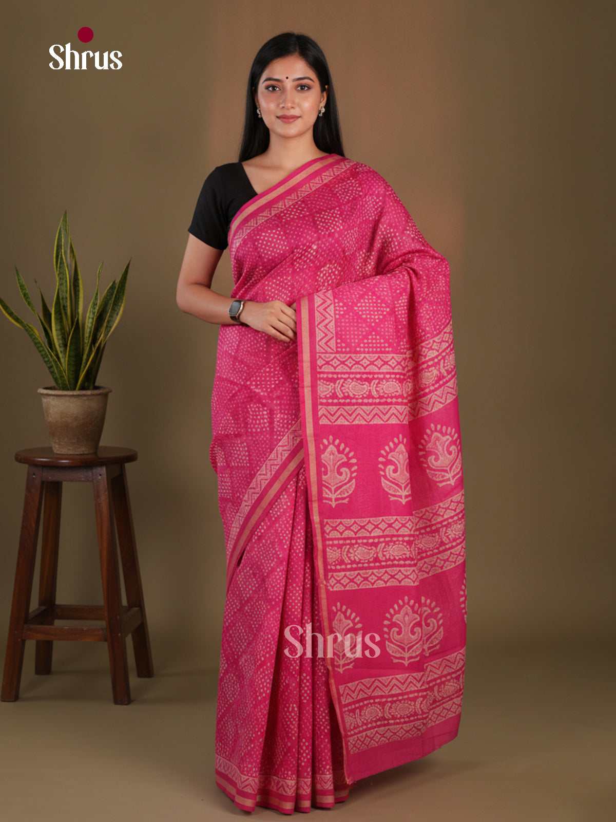 Mul Mul Cotton Saree - EFS10146 - Shop on Shrus.com