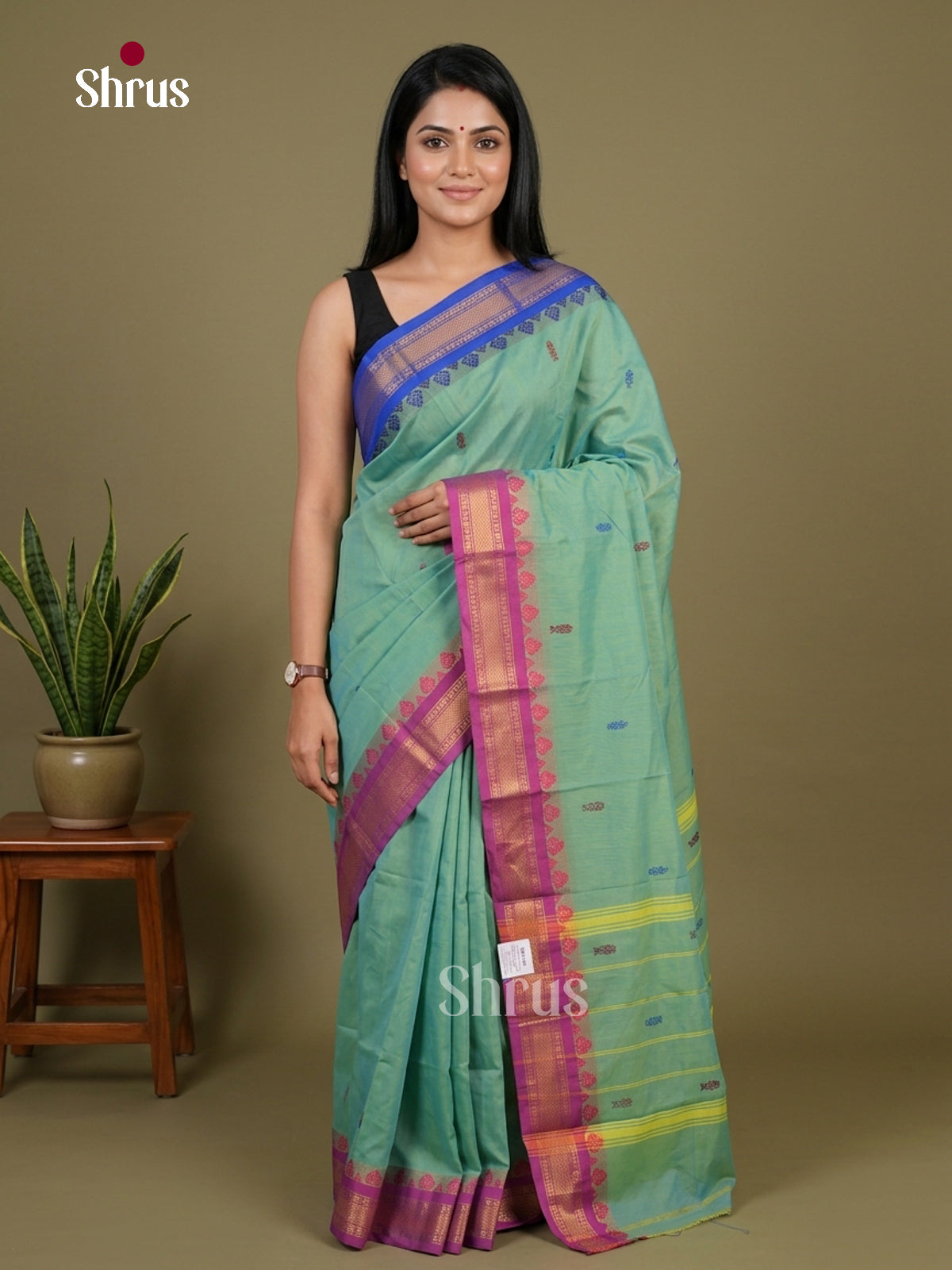 Chettinad Mix Cotton Saree - EFS10212 - Shop on Shrus.com