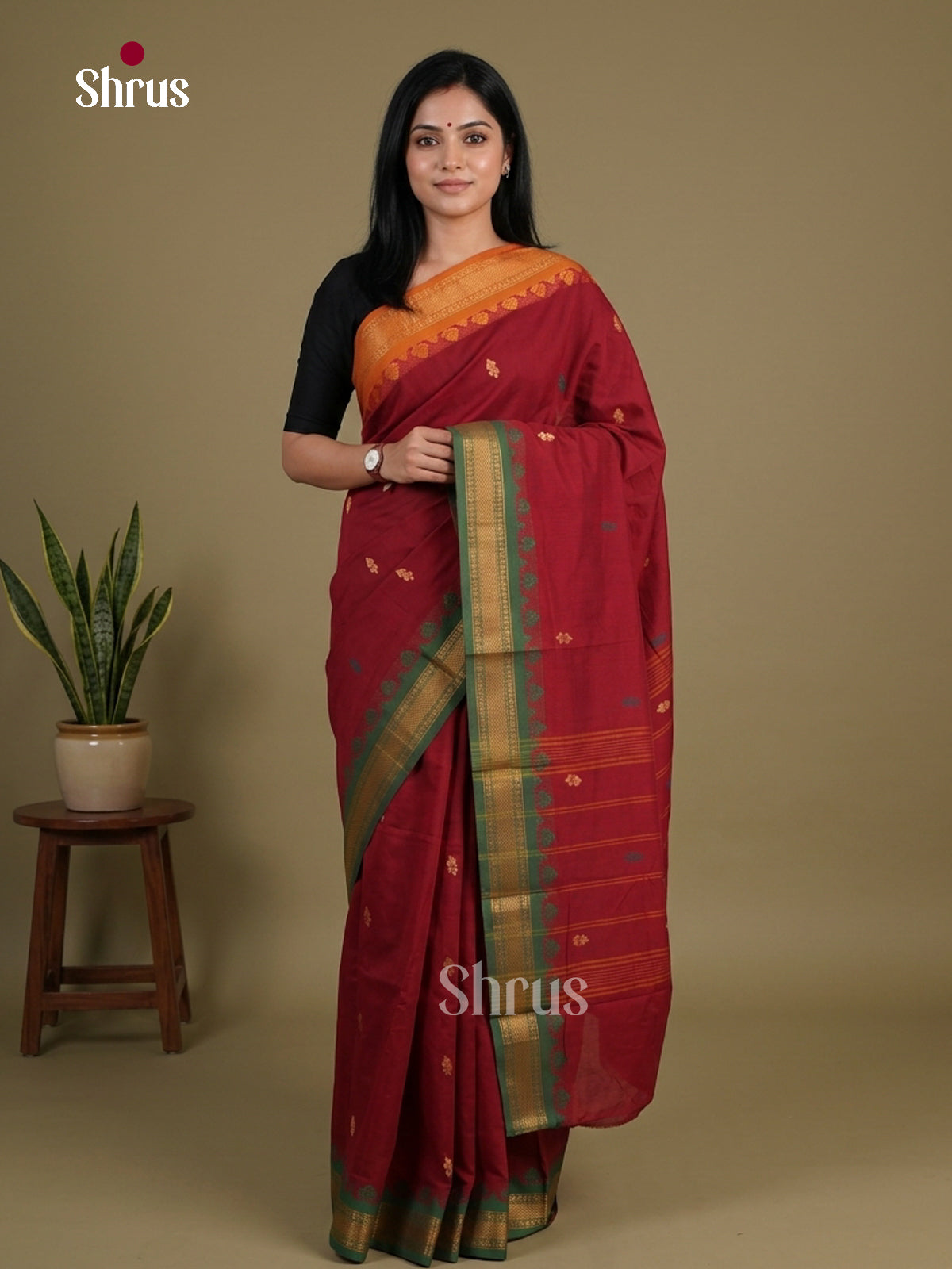 Chettinad Mix Cotton Saree - EFS10218 - Shop on Shrus.com