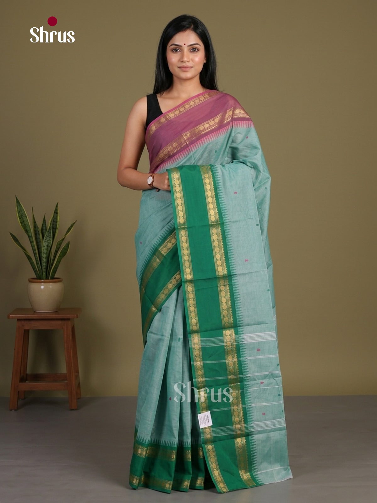 Chettinad Cotton Saree - EFS11002 - Shop on Shrus.com