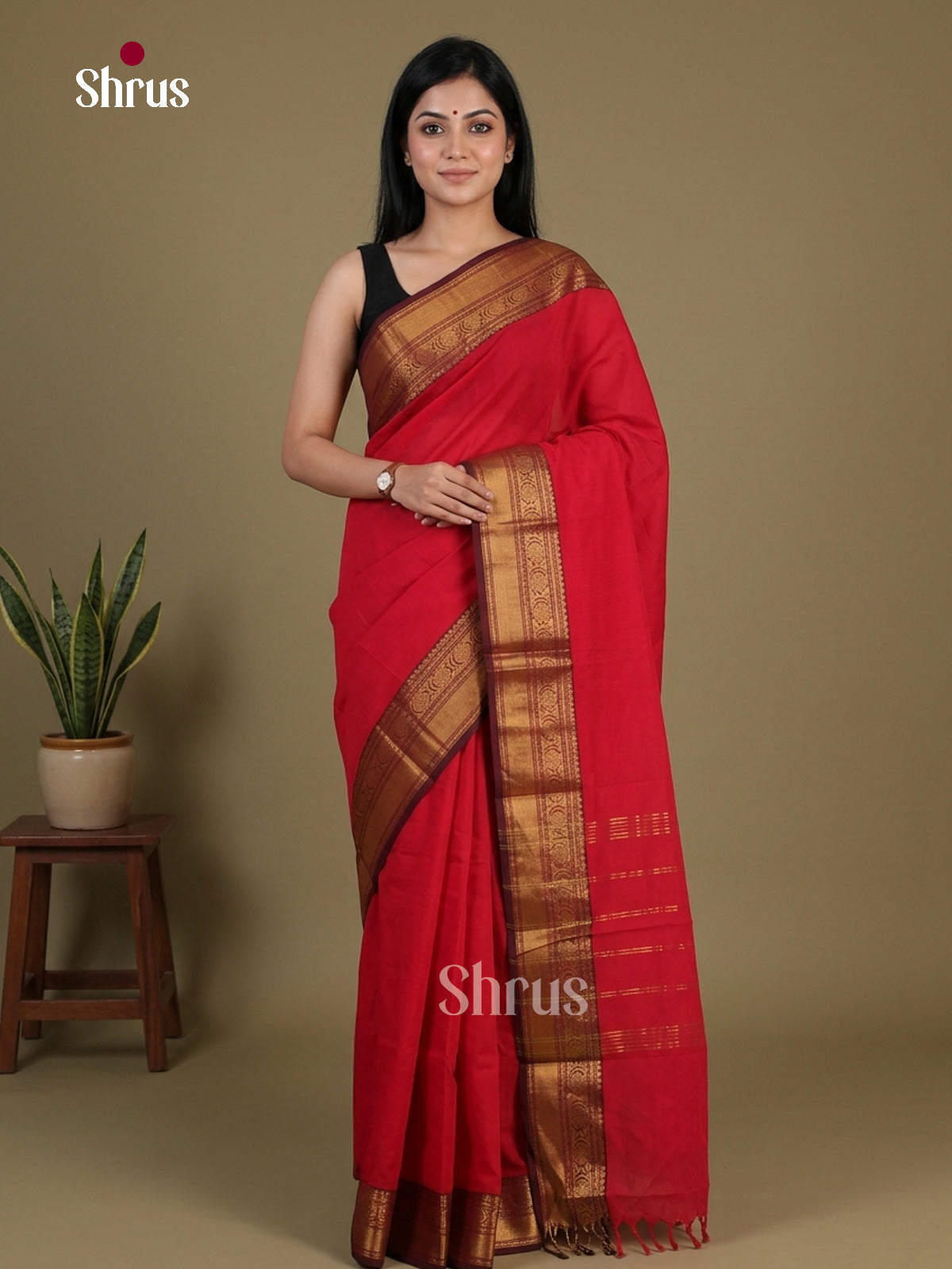 Chettinad Cotton Saree - EFS11014 - Shop on Shrus.com