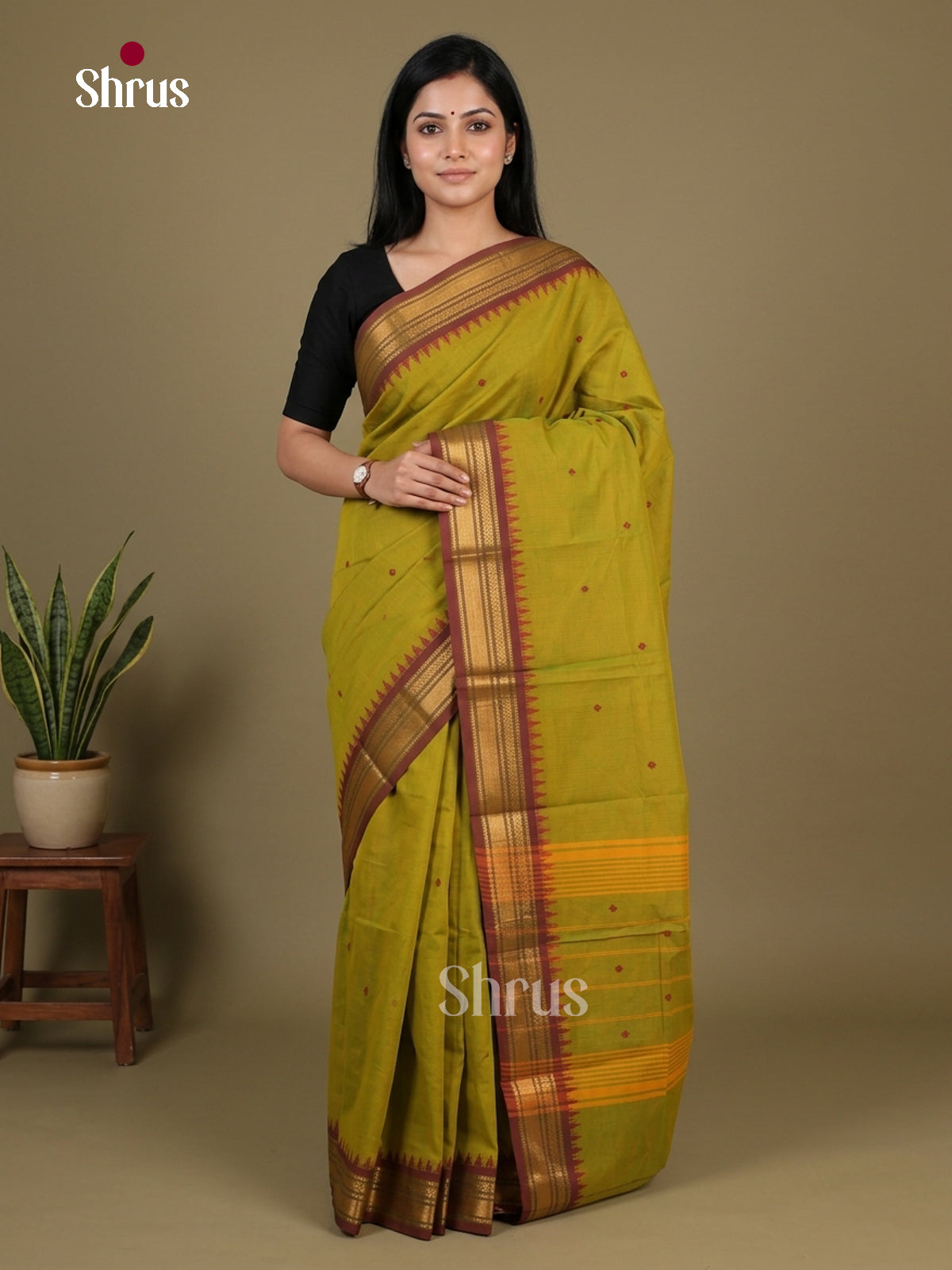 Chettinad Cotton Saree - EFS11025 - Shop on Shrus.com