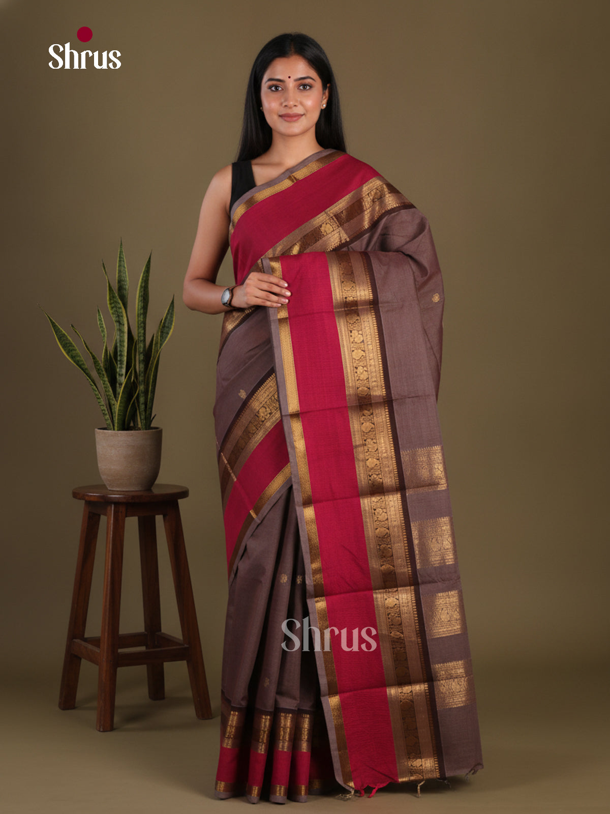 Chettinad Cotton Saree - EFS11035 - Shop on Shrus.com