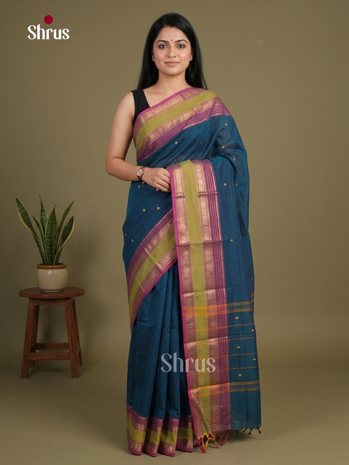 Chettinad Cotton Saree - EFS11047 - Shop on Shrus.com