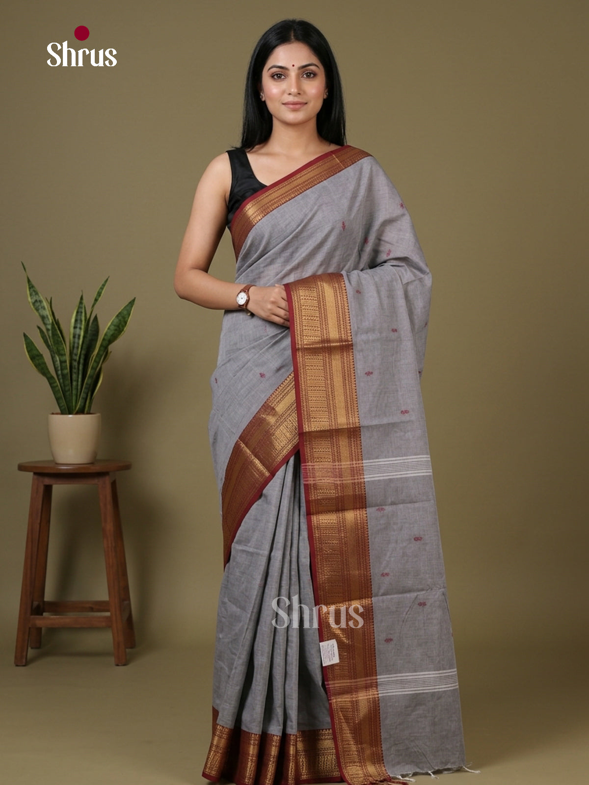 Chettinad Cotton Saree - EFS11061 - Shop on Shrus.com