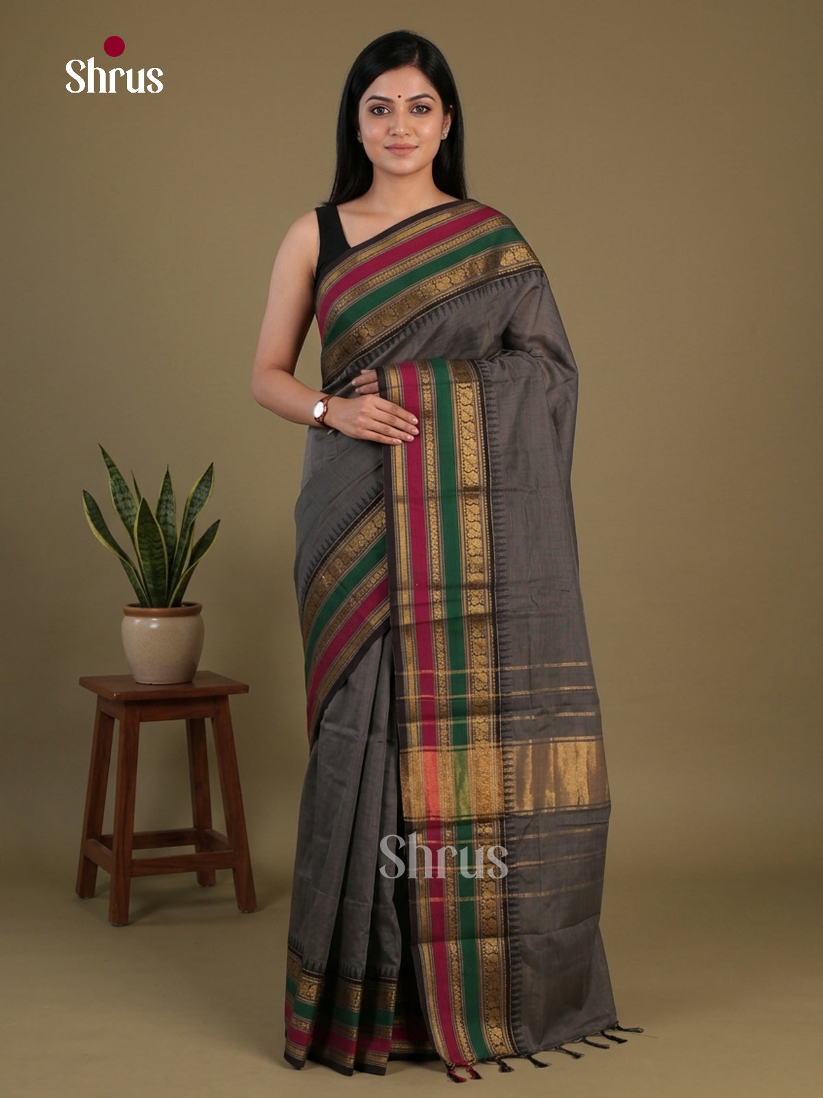Chettinad Cotton Saree - EFS11178 - Shop on Shrus.com