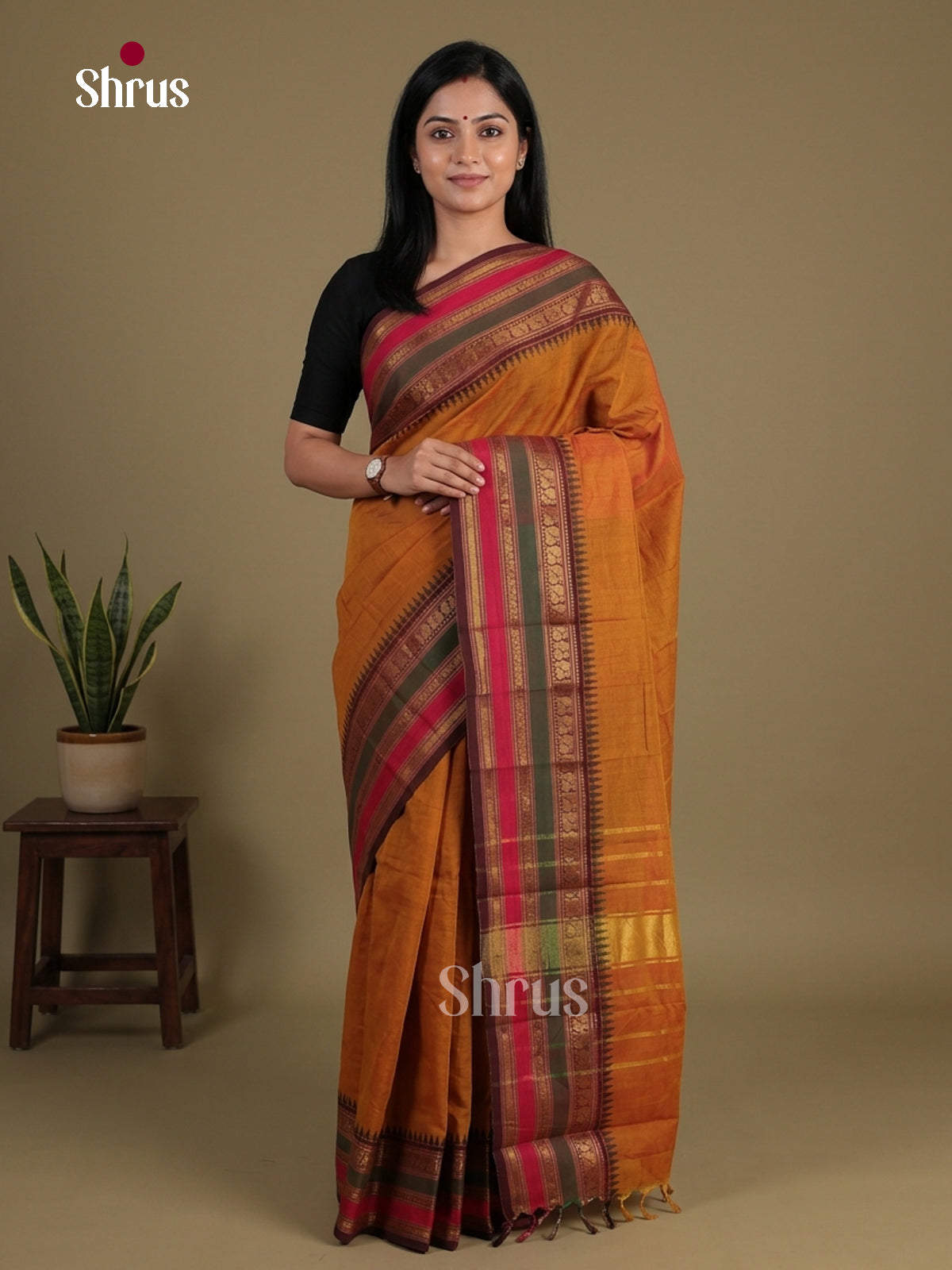 Chettinad Cotton Saree - EFS11179 - Shop on Shrus.com