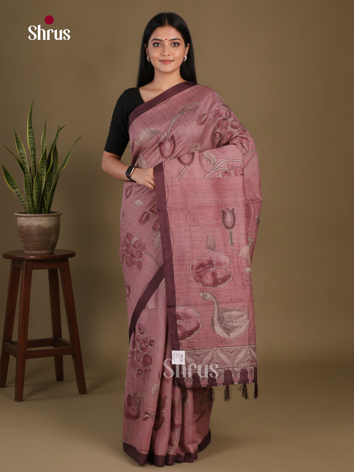 Semi Kantha Saree - EFS12005 - Shop on Shrus.com