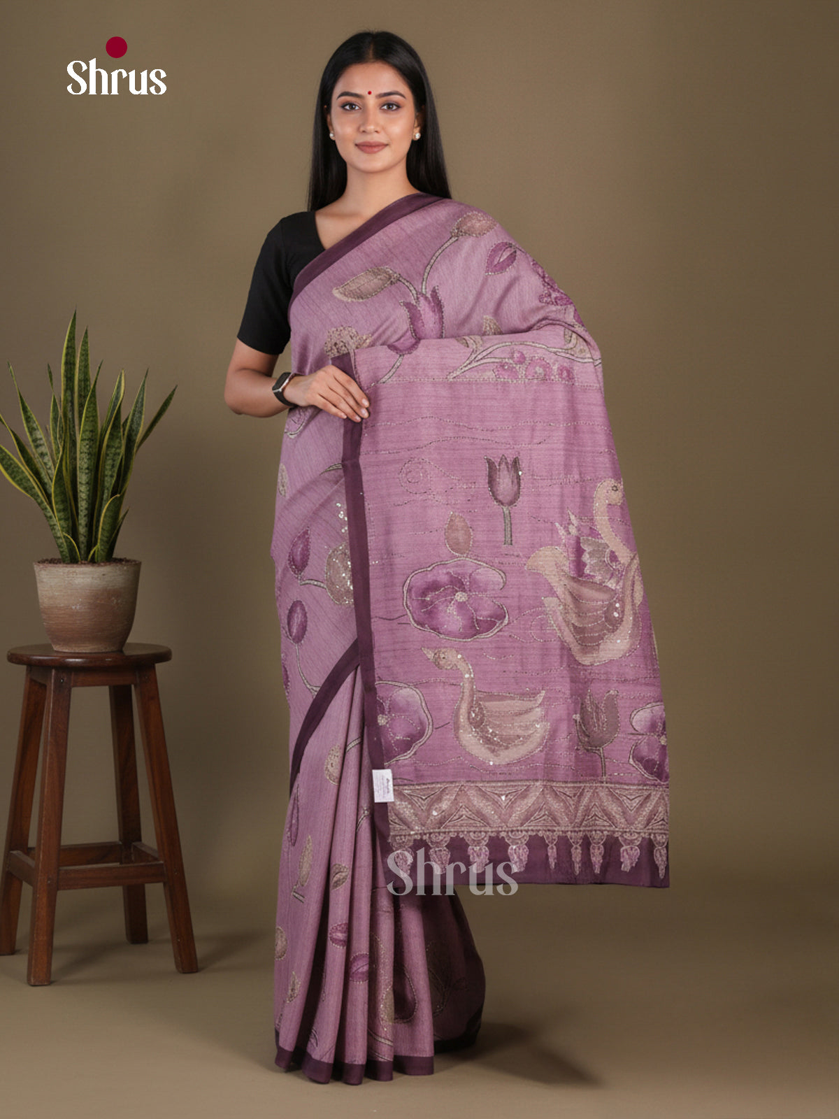 Semi Kantha Saree - EFS12006 - Shop on Shrus.com
