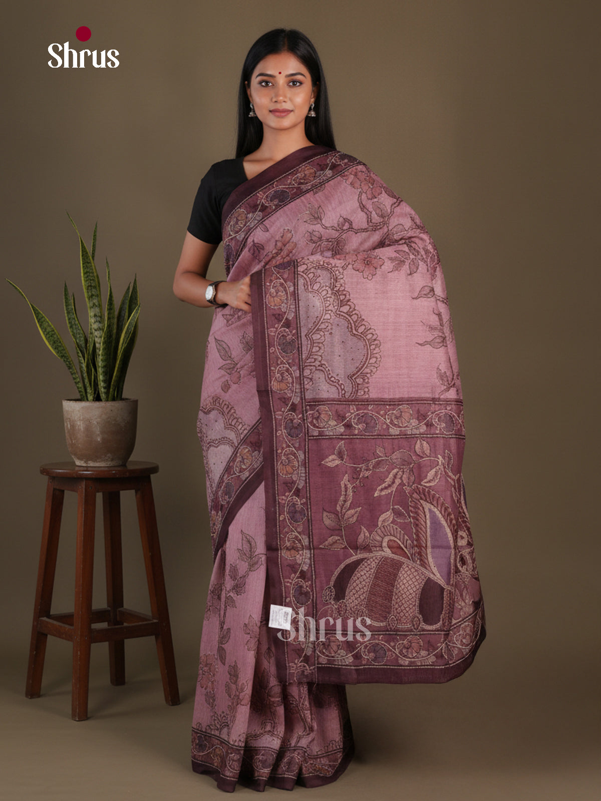 Semi Kantha Saree - EFS12021 - Shop on Shrus.com