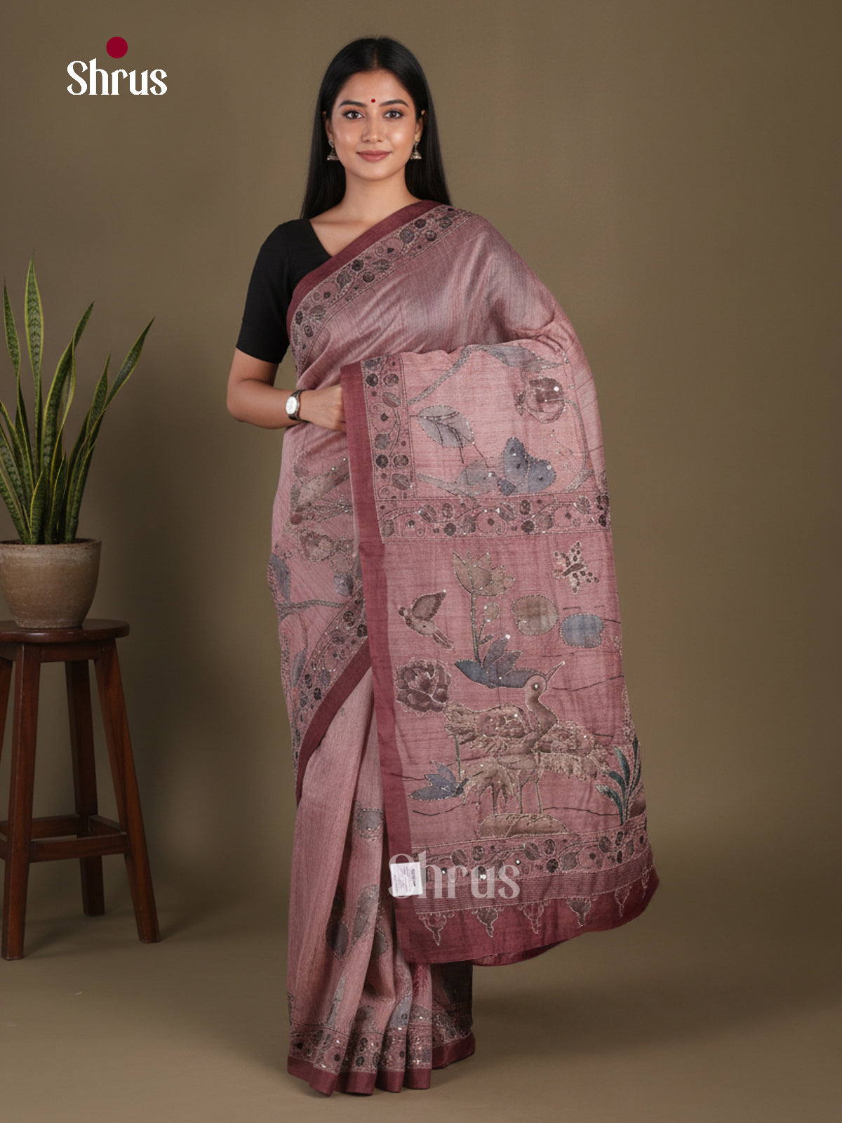 Semi Kantha Saree - EFS12032 - Shop on Shrus.com