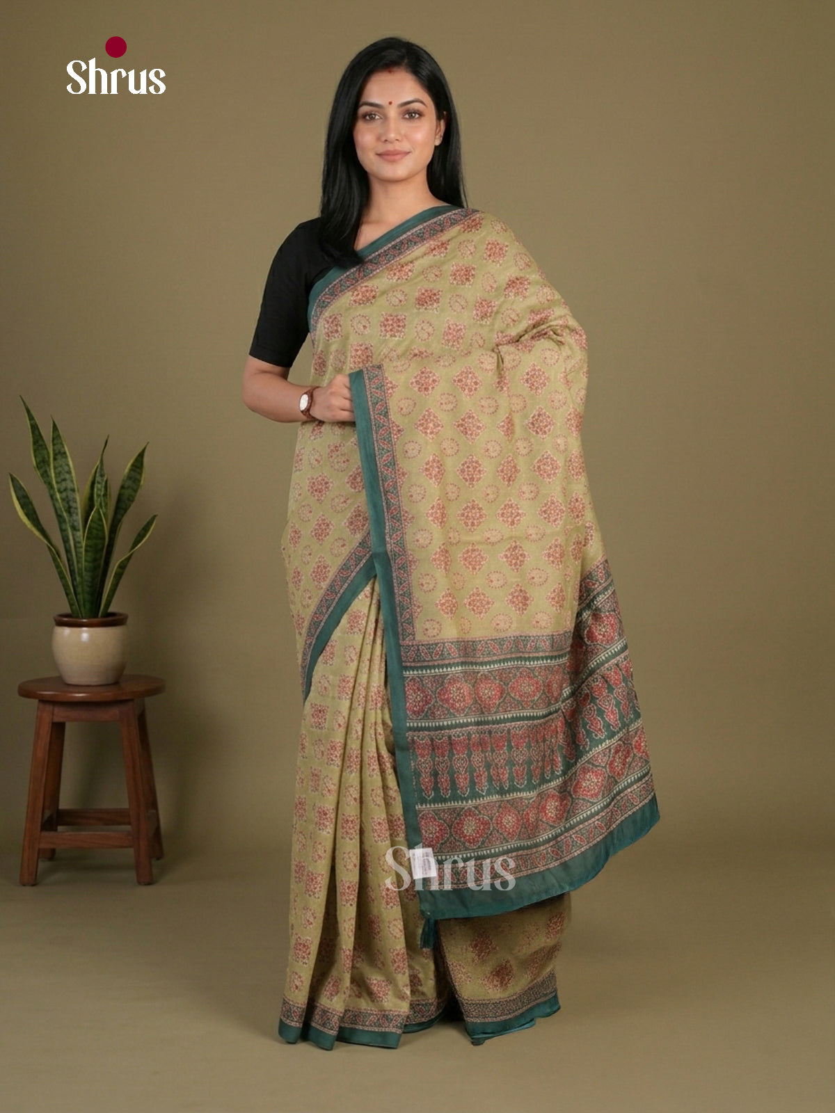 Semi Kantha Saree - EFS12036 - Shop on Shrus.com