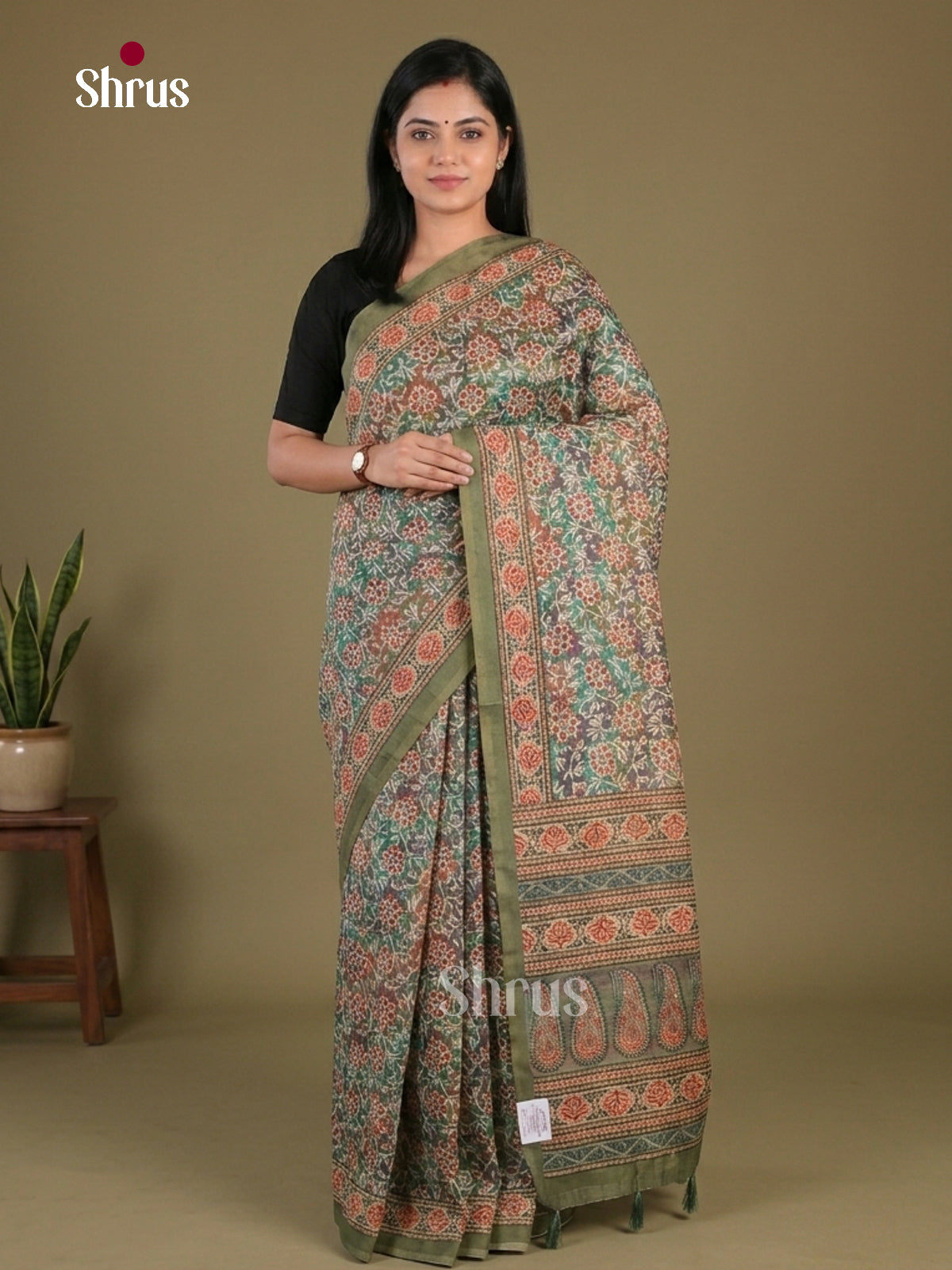Semi Kantha Saree - EFS12040 - Shop on Shrus.com