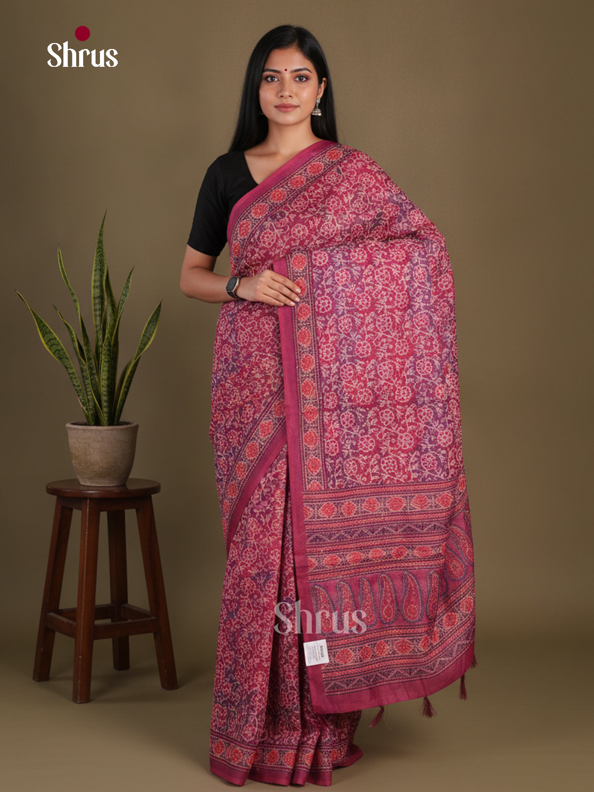 Semi Kantha Saree - EFS12042 - Shop on Shrus.com