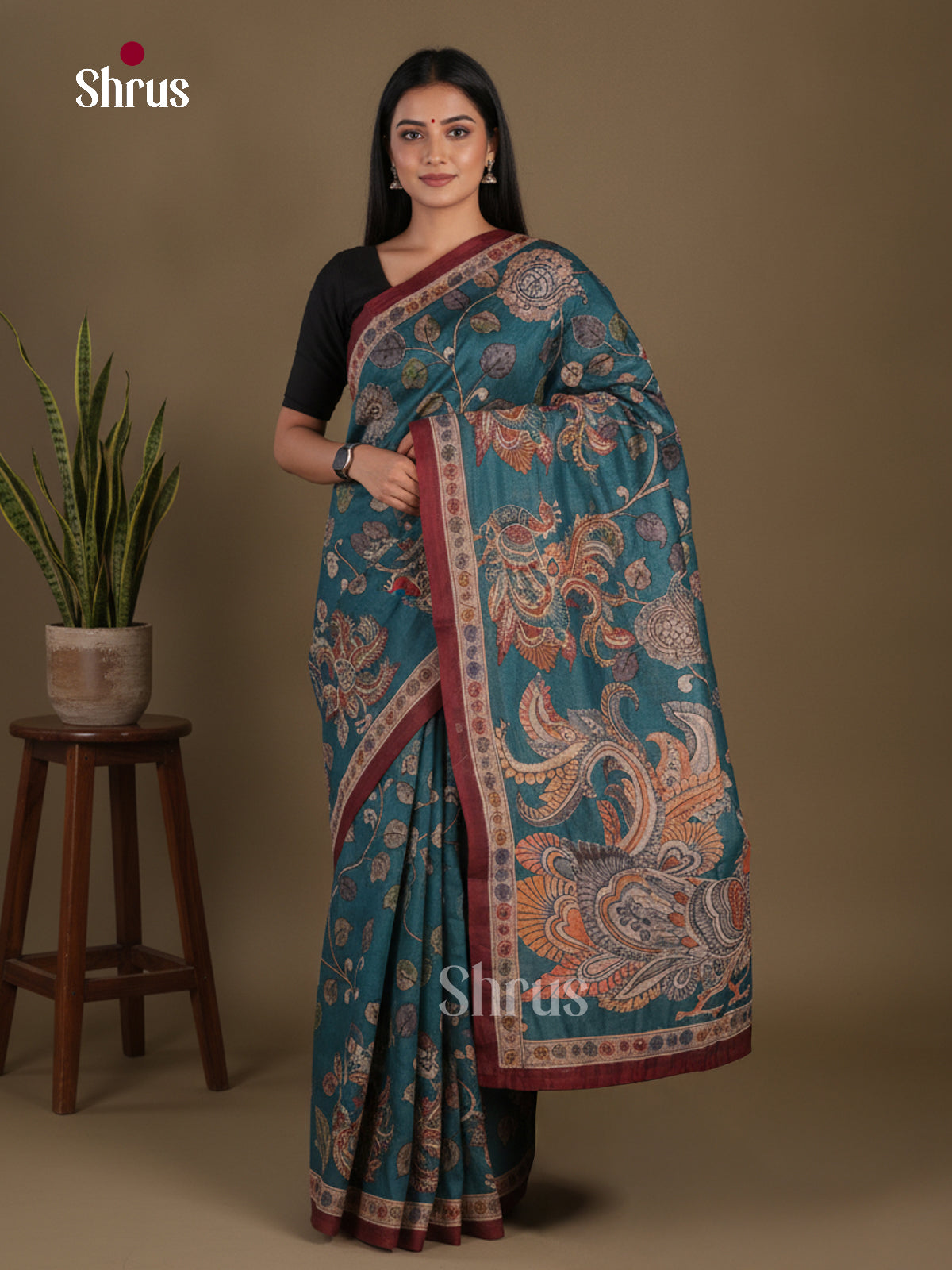 Semi Kantha Saree - EFS12044 - Shop on Shrus.com
