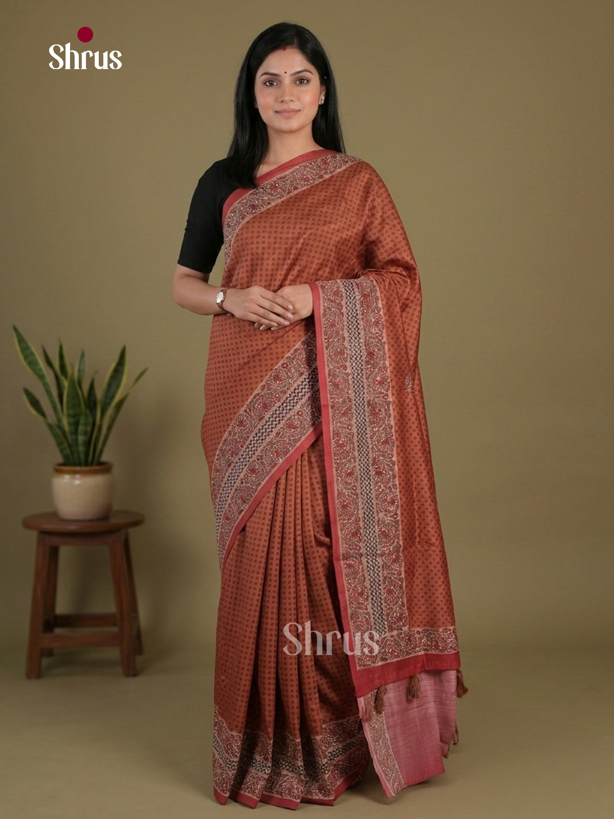 Semi Kantha Saree - EFS12084 - Shop on Shrus.com
