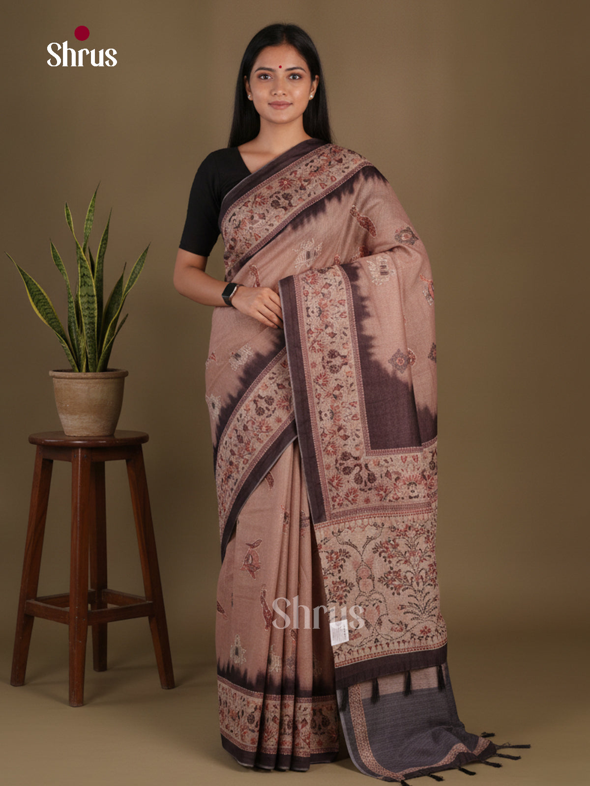 Semi Kantha Saree - EFS12102 - Shop on Shrus.com