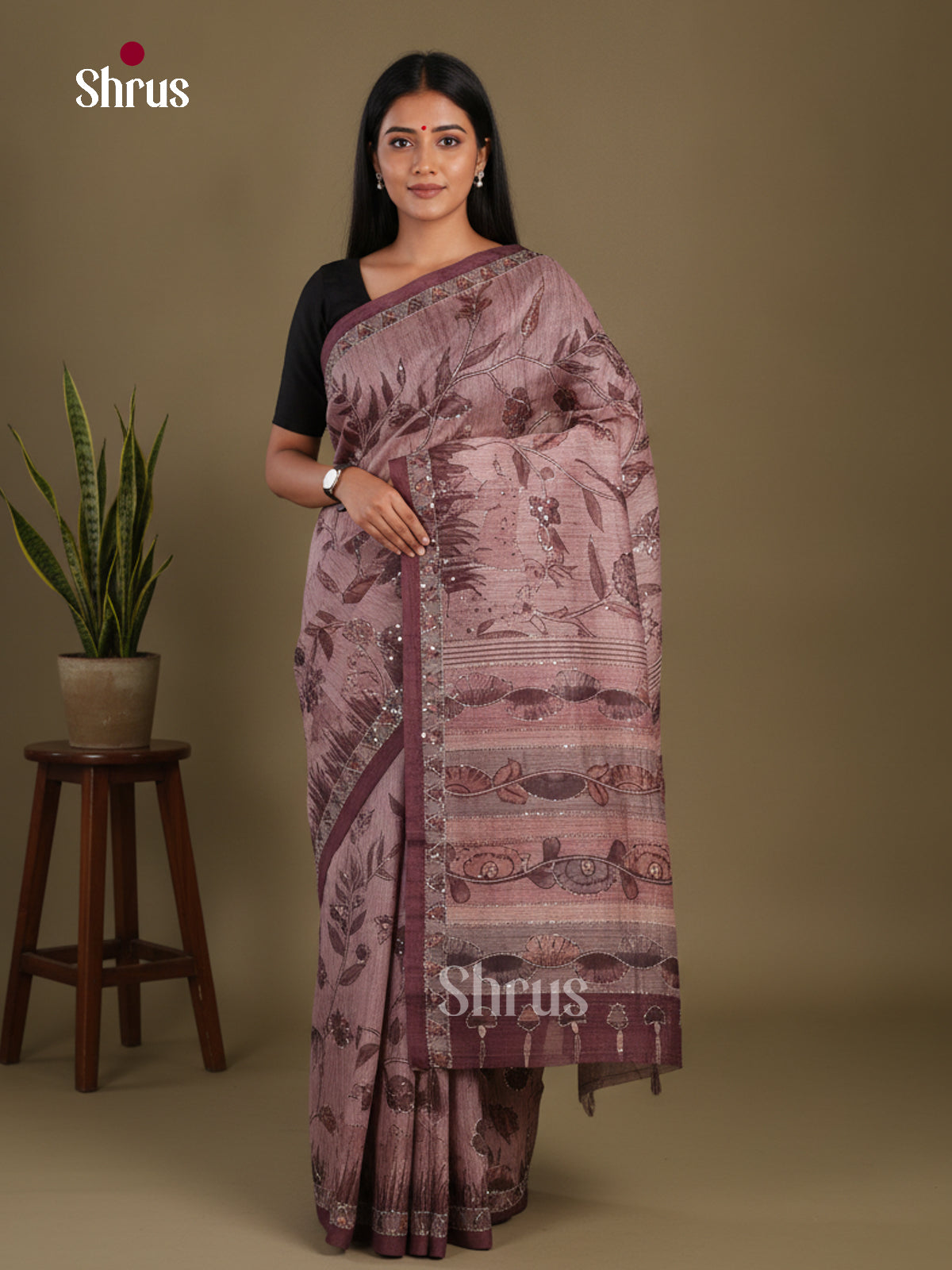 Semi Kantha Saree - EFS12120 - Shop on Shrus.com