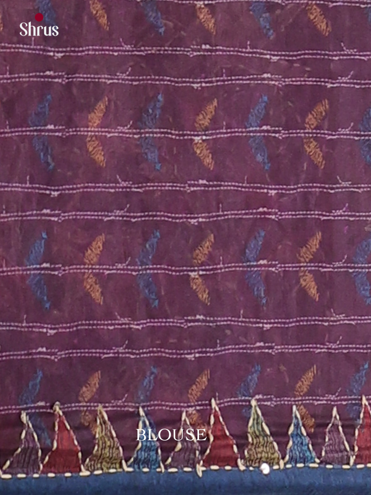 Semi Kantha Saree - EFS12123 - Shop on Shrus.com