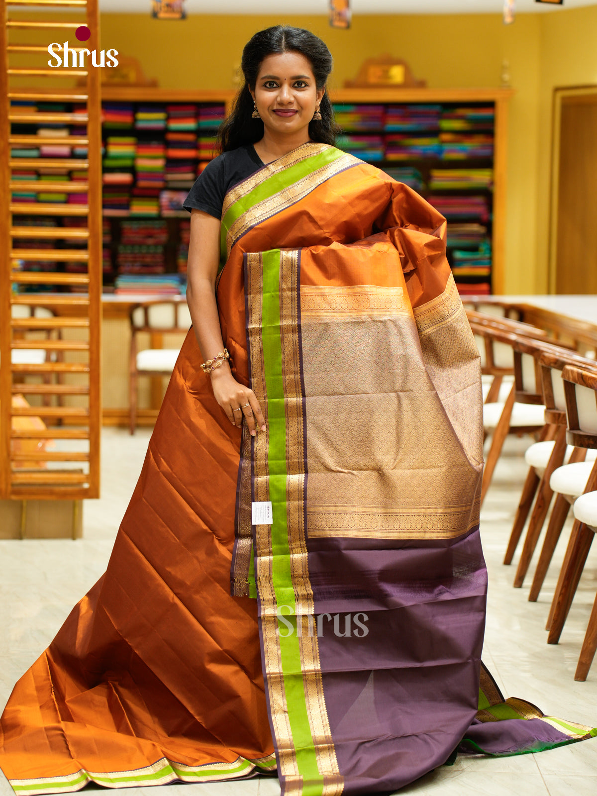 Kanchipuram silk Saree - EFS12180