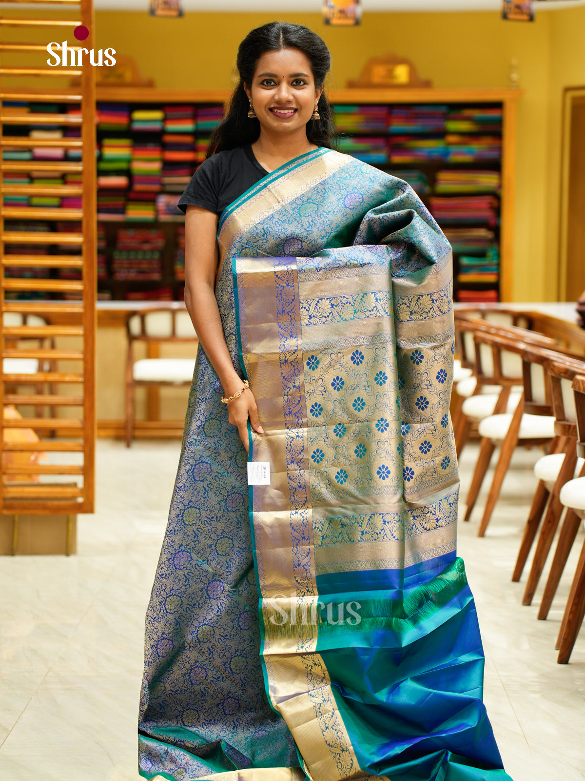 Kanchipuram silk Saree - EFS12200