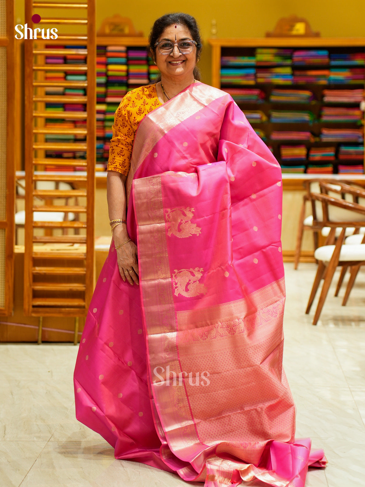 Kanchipuram silk Saree - EFS12260 - Shop on Shrus.com