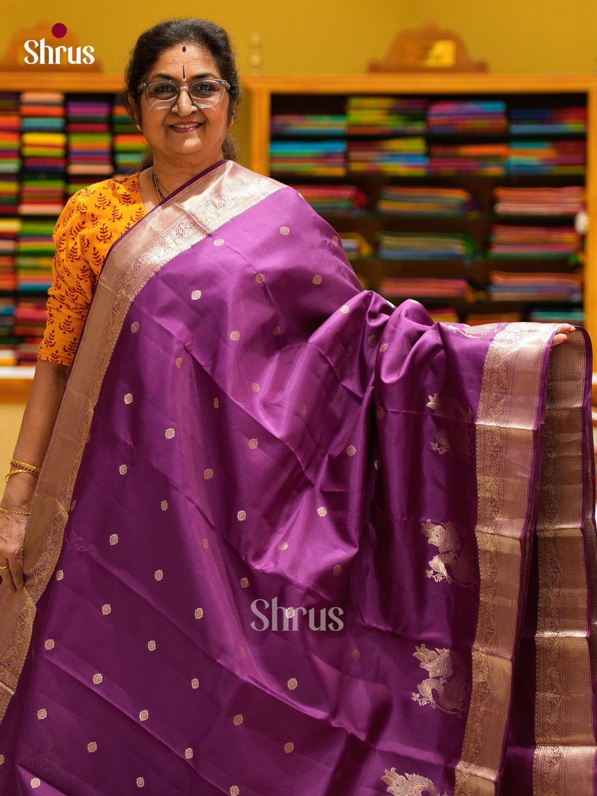 Kanchipuram silk Saree - EFS12261 - Shop on Shrus.com