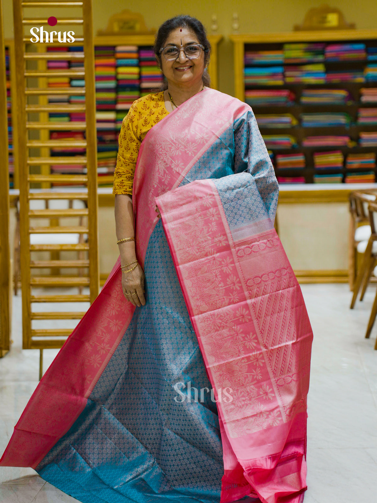 Kanchipuram silk Saree - EFS12264 - Shop on Shrus.com
