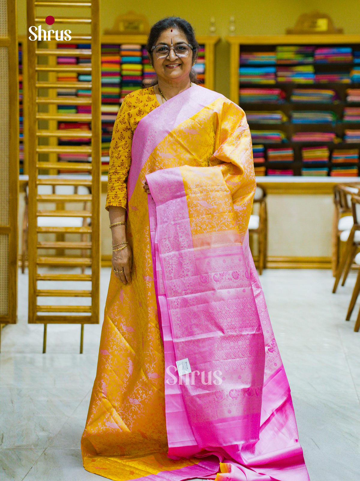 Kanchipuram silk Saree - EFS12266 - Shop on Shrus.com