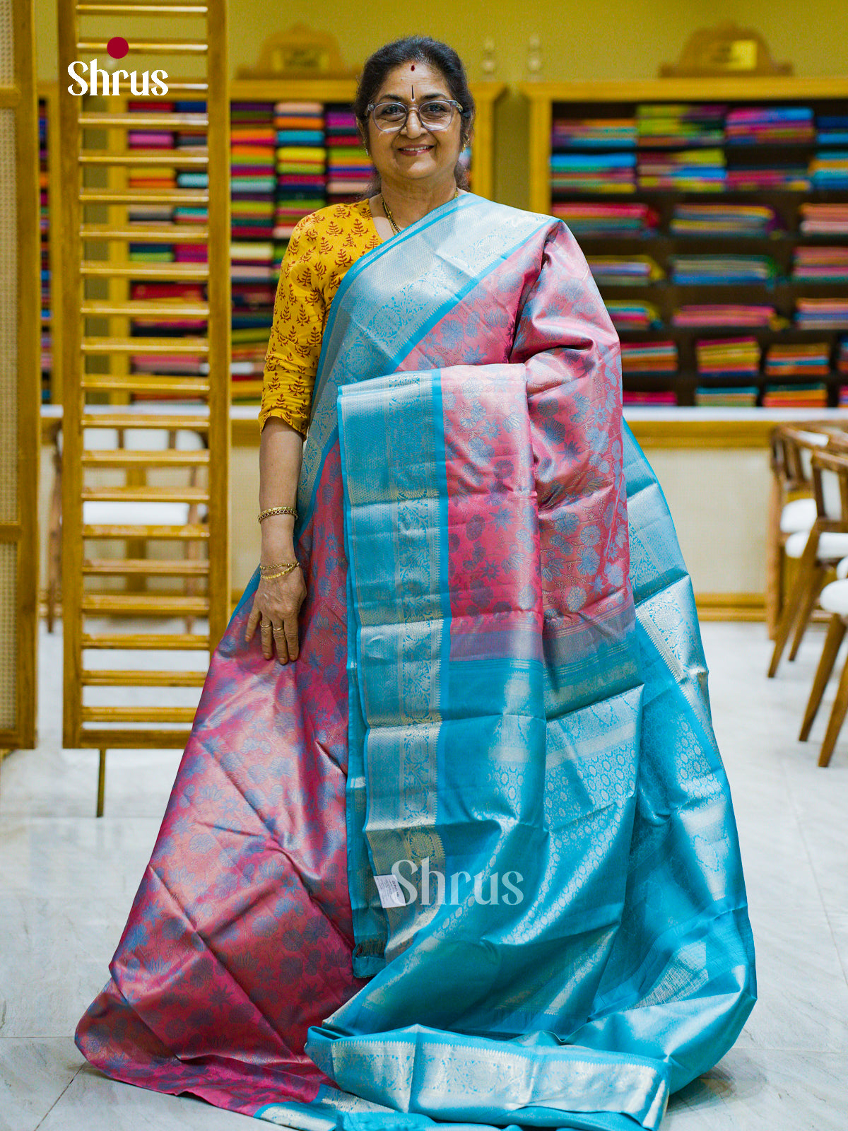 Kanchipuram silk Saree - EFS12269 - Shop on Shrus.com