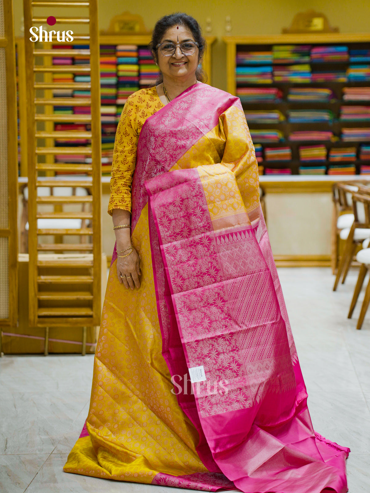 Kanchipuram silk Saree - EFS12271 - Shop on Shrus.com